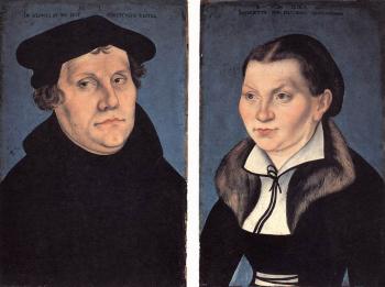 Diptych with the Portraits of Luther and his Wife
